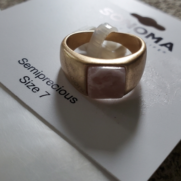 Rose quartz ring - Picture 2 of 3
